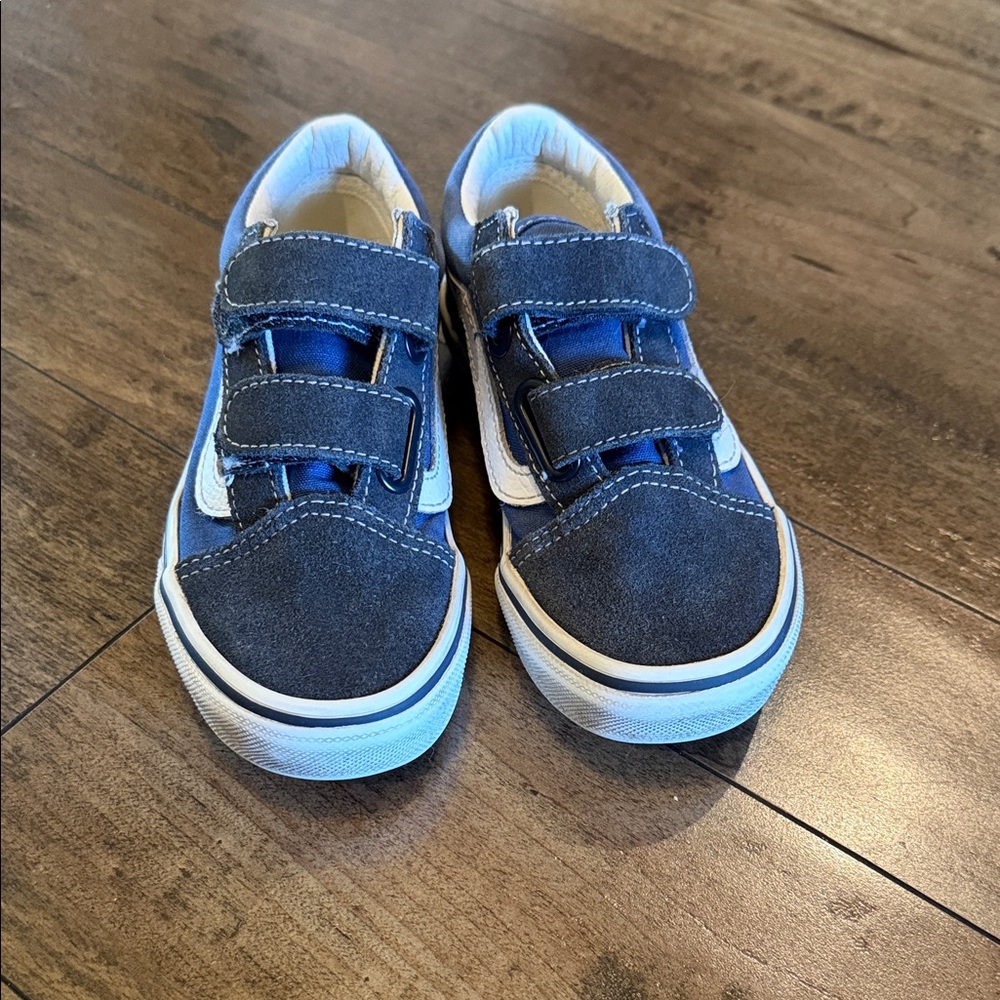 Kids Blue Velcro Sneakers